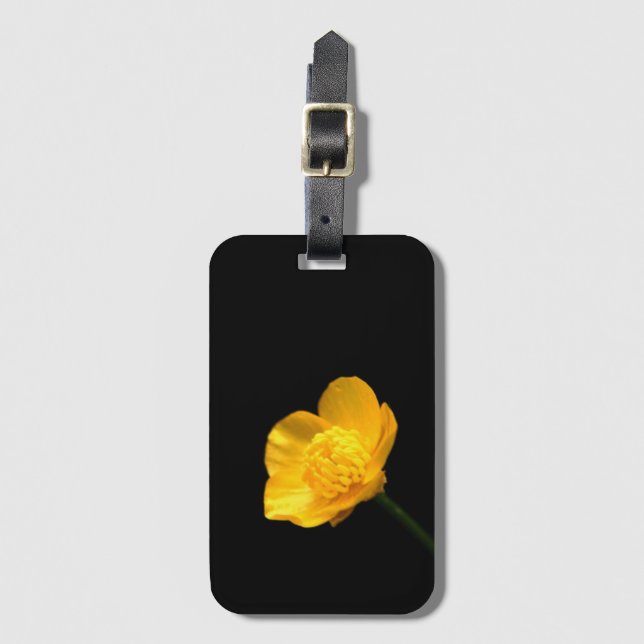 Buttercup Flower bc ltcna Luggage Tag (Front Vertical)