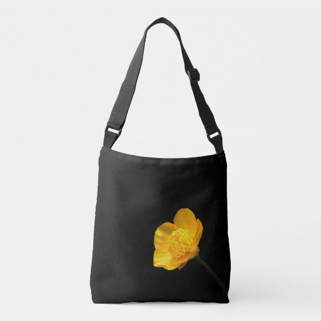 Buttercup Flower cbbcnm Crossbody Bag (Front)