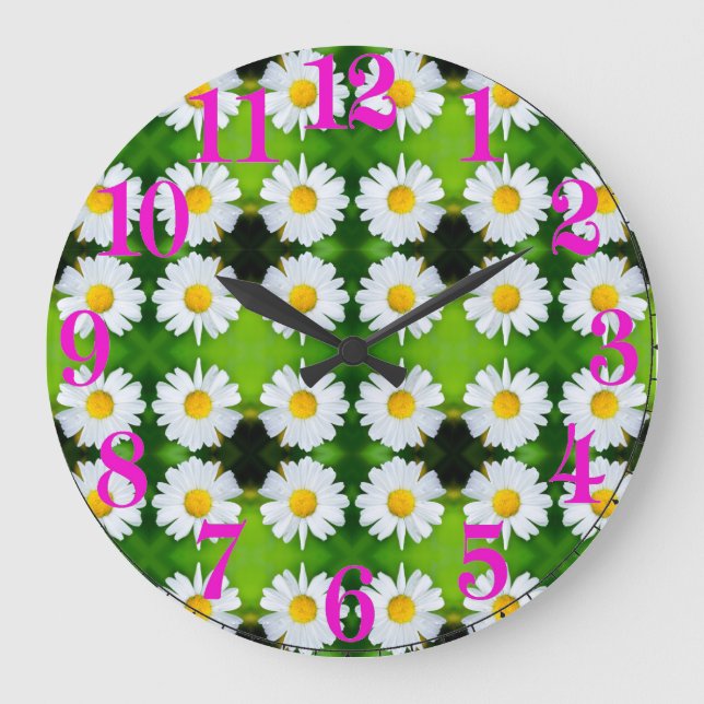 Buttercup Flower Design for Acrylic Wall Clock (Front)