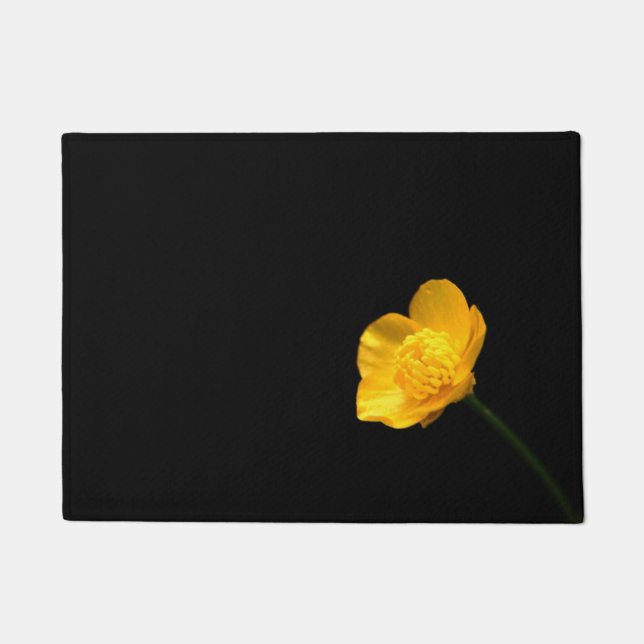 Buttercup Flower dmcnm Doormat (Front)