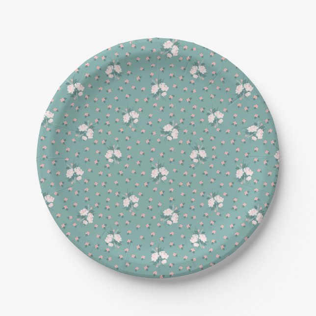 Buttercup Flower Paper Plate (Front)