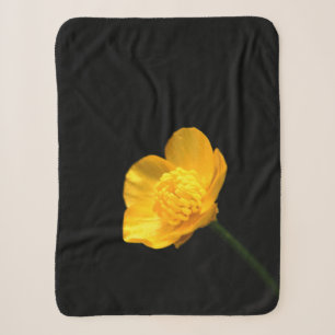 Buttercup Flower sbcnm Sherpa Blanket