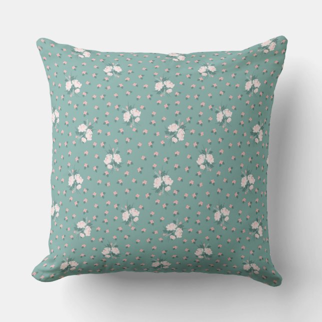 Buttercup Flower Throw Pillow (Front)