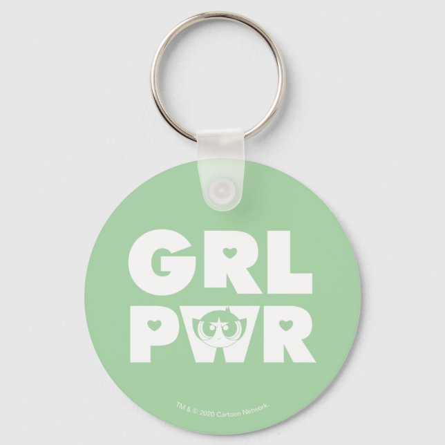 Buttercup: Girl Power Keychain (Front)