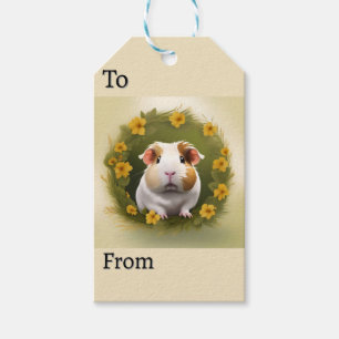 Buttercup Guinea Pig, Gift Tags