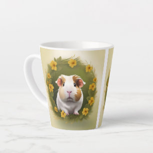 Buttercup Guinea Pig, Latte Mug