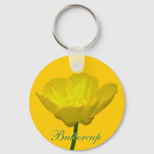 Buttercup Key Chains Yellow Wildflower Gifts