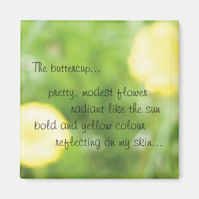 Buttercup Magnet (Front)