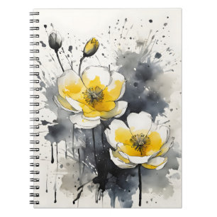 Buttercup - Watercolor flowers Notebook