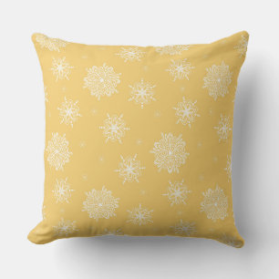 Buttercup Whimsical Celestial Floral 20"x20" Throw Pillow