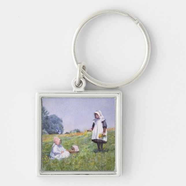 Buttercups and Daisies Keychain (Front)