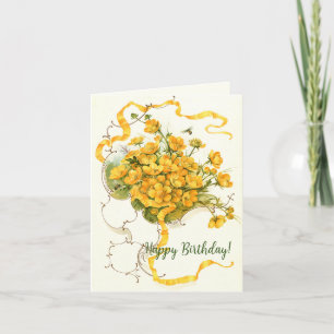 Buttercups, Happy Birthday Card