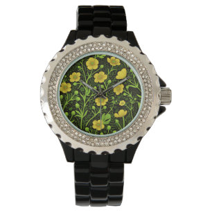 Buttercups on black watch