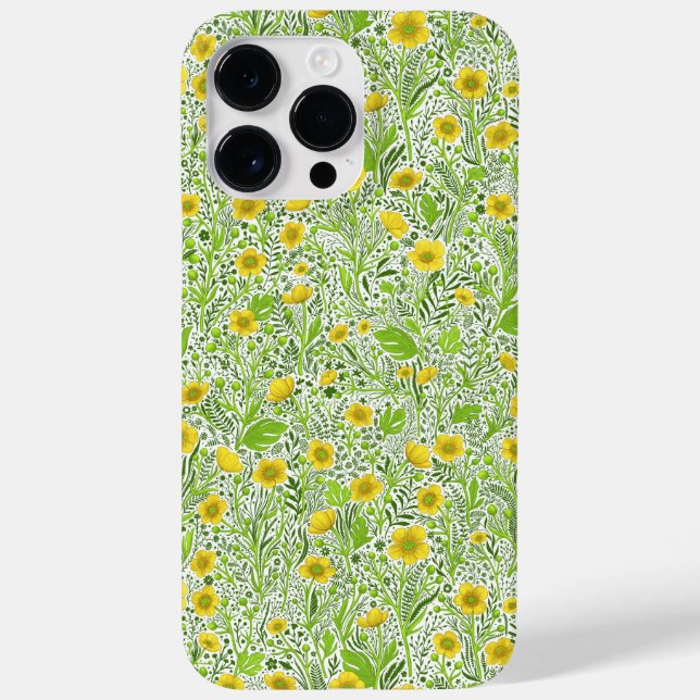 Buttercups on white Case-Mate iPhone case (Back)