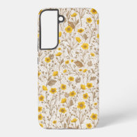 Buttercups, yellow and brown