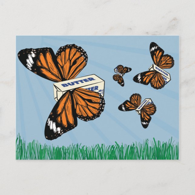 Butterfles Postcard (Front)