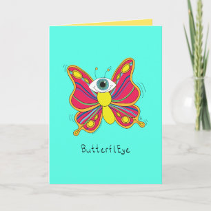 ButterflEYE - Cyclops Butterfly Greeting Card