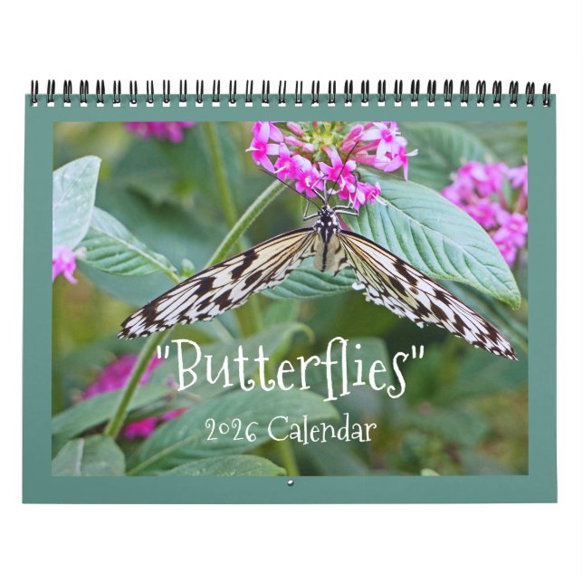 "BUTTERFLIES" 2026 CALENDAR (Cover)