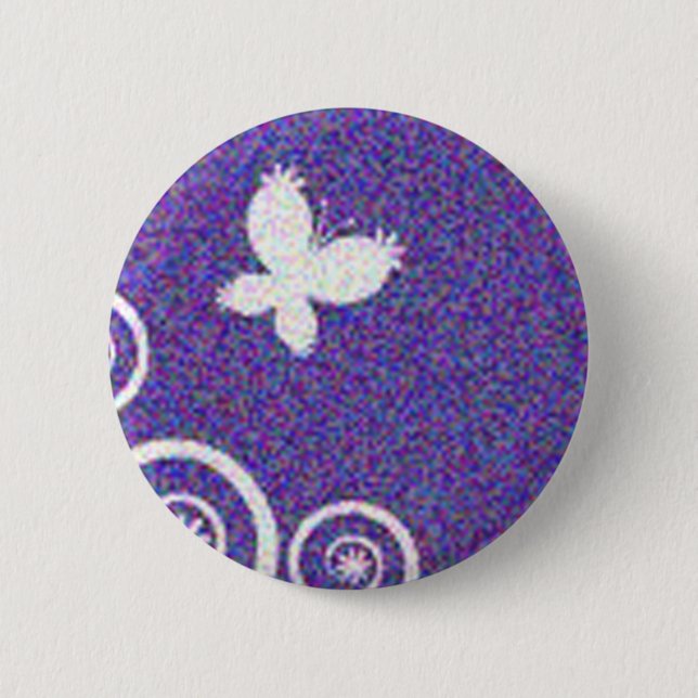 Butterflies 2 Inch Round Button (Front)
