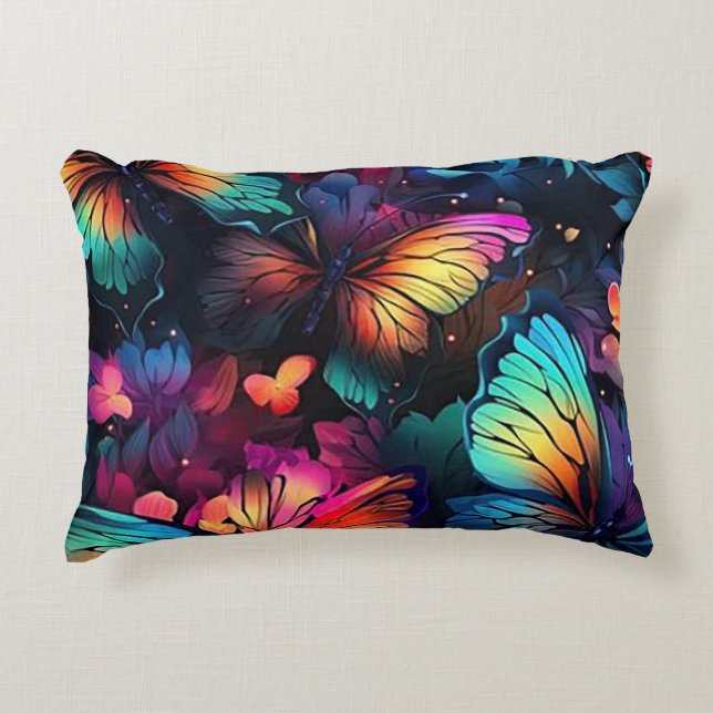 Butterflies Accent Pillow (Front)