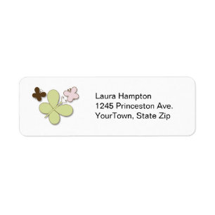 Butterflies Address Labels