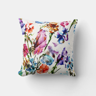 BUTTERFLIES AND BLOOMS THROW PILLOW
