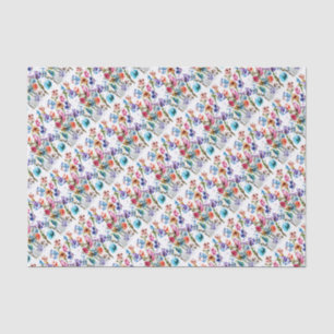 BUTTERFLIES AND BLOOMS TISSUE PAPER
