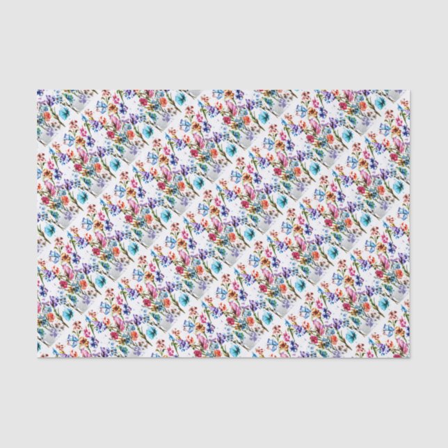 BUTTERFLIES AND BLOOMS TISSUE PAPER (Front)