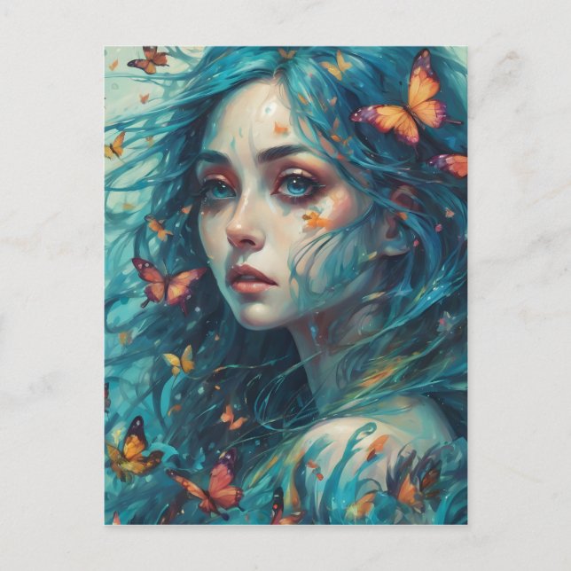 Butterflies and Blues Series 1 Postcard (Front)