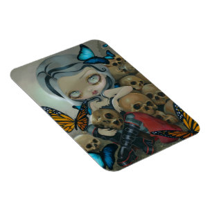 "Butterflies and Bones" Magnet