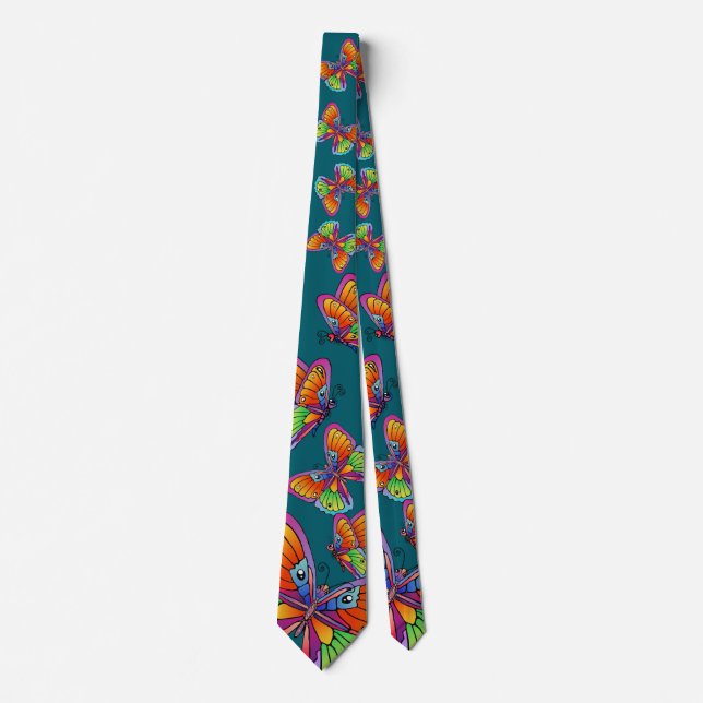 Butterflies and Butterflies Tie (Front)