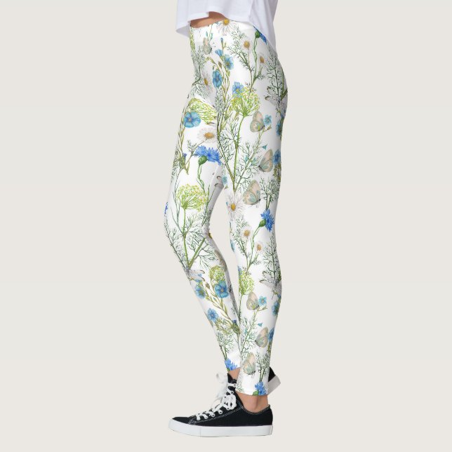 Butterflies and Dragons Flies Leggings (Left)