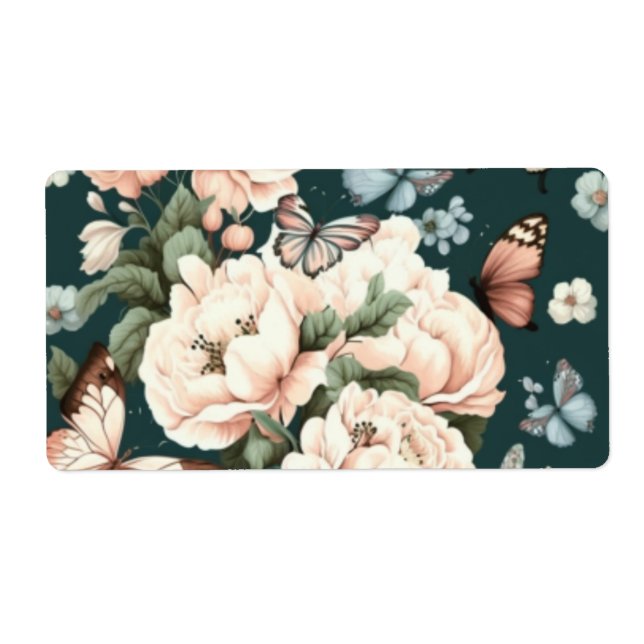 Butterflies and flowers  (Front)