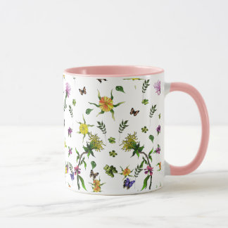 Butterflies and Flowers Mug