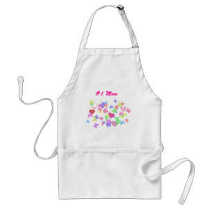 butterflies and hearts standard apron