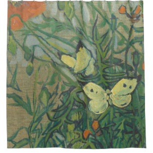 Butterflies And Poppies By Vincent Van Gogh