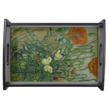 Butterflies and Poppies by Vincent Van Gogh