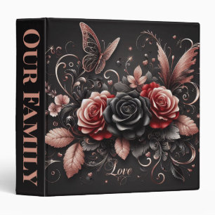 Butterflies and Roses Binder