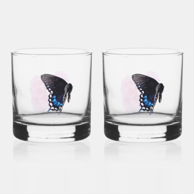 Butterflies and Roses Glasses (Front)
