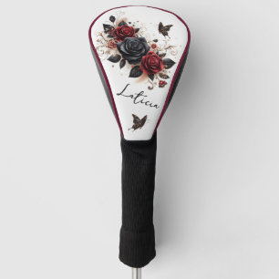 Butterflies and Roses Golf Head Cover