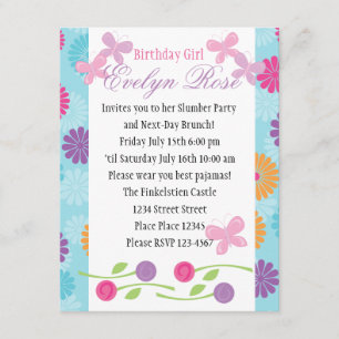 Butterflies and Roses Invitation