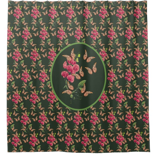 Butterflies And Sweet Pea Flower  (Front)