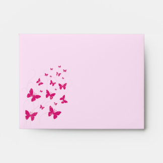 Butterflies and Swirls Envelope