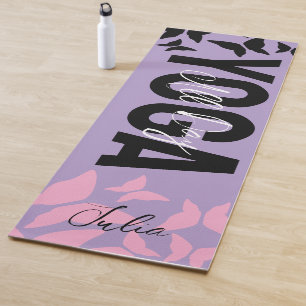 Butterflies Any Color Personalized Name Yoga Mat