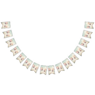 Butterflies Baby Shower  Bunting Flags