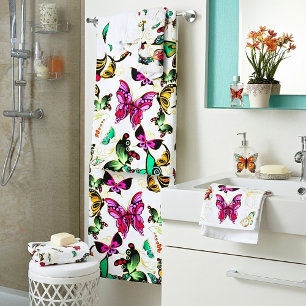 Butterflies Bath Towel Set