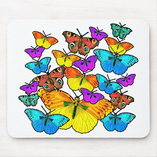Butterflies! Butterflies! Mouse Pad (Front)
