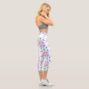Butterflies Capri Leggings