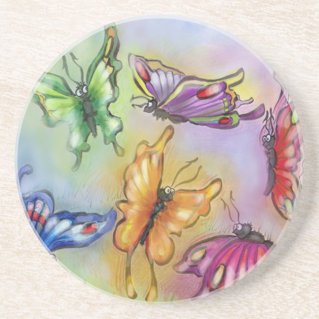 Butterflies Coaster (Front)