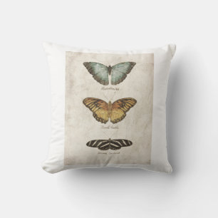 Butterflies collection throw pillow